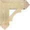 Ekena Millwork Westlake Arts & Crafts Rough Sawn Bracket, Douglas Fir, 6"W x 20"D x 20"H BKT06X20X20WTL03RDF - alternate 2